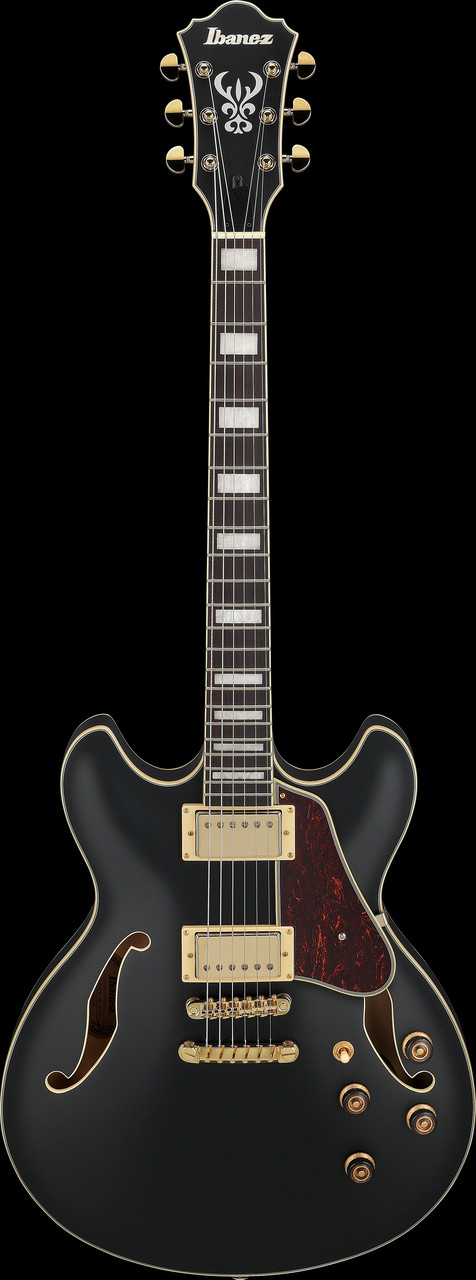 Ibanez AS Artcore 6 String Electric Guitar  - Black Flat (AS73GBKF)