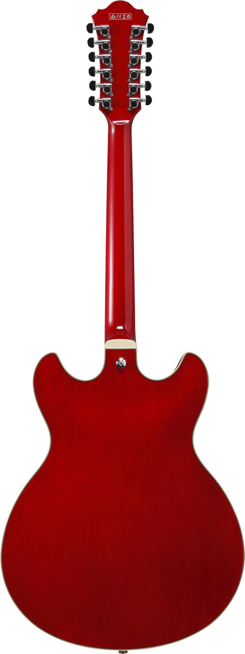 Ibanez AS Artcore 12 String Electric Guitar  - Transparent Cherry Red (AS7312TCD)