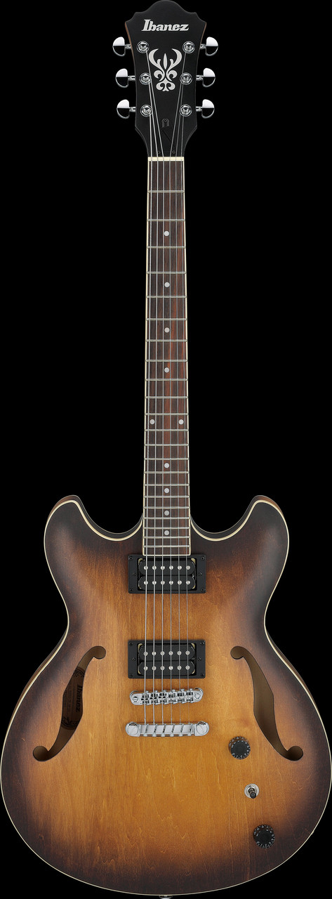 Ibanez AS Artcore 6 String Electric Guitar  - Tobacco Flat (AS53TF)