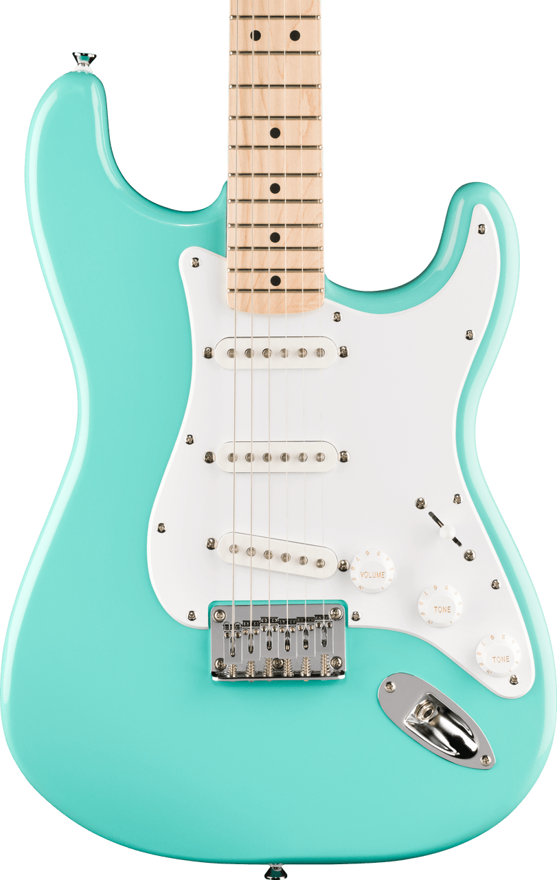 Squier Squier Sonic Stratocaster HT - Maple Fingerboard - White Pickguard - Sea Foam Green | Musician Madness
