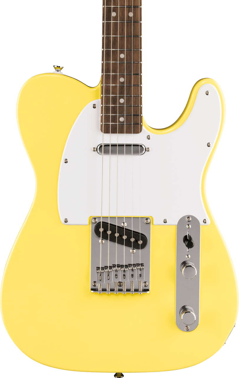 Squier Squier Sonic Telecaster - Laurel Fingerboard - White Pickguard - Canary Yellow | Musician Madness