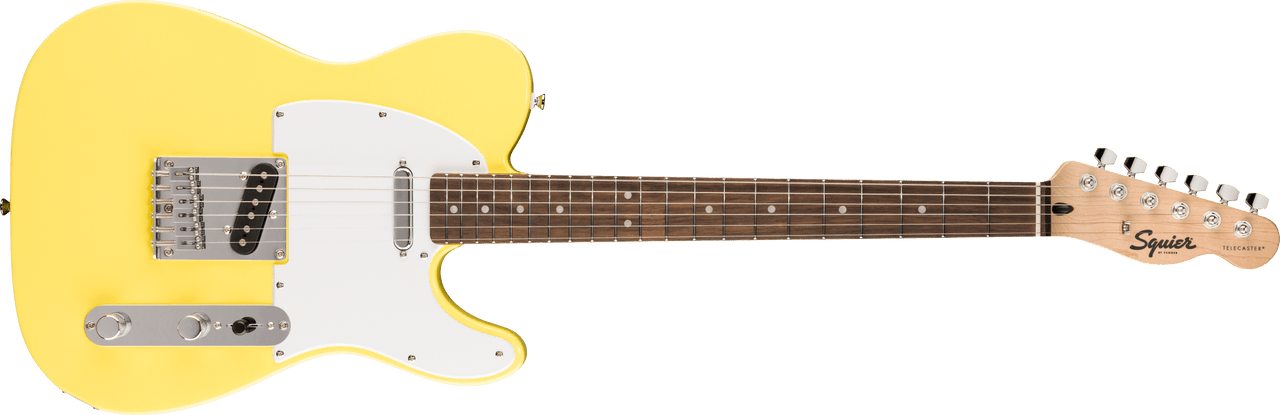 Squier Squier Sonic Telecaster - Laurel Fingerboard - White Pickguard - Canary Yellow | Musician Madness