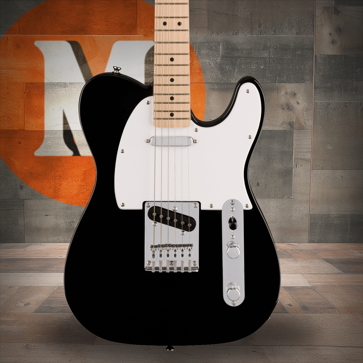 Squier Squier Sonic Telecaster - Maple Fingerboard - White Pickguard - Black | Musician Madness