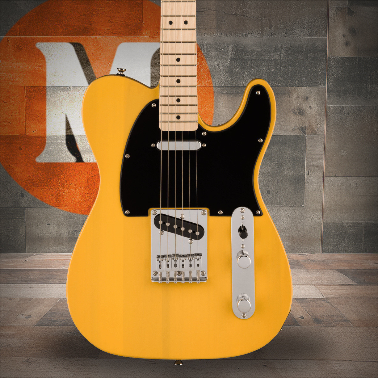 Squier Squier Sonic Telecaster - Maple Fingerboard - Black Pickguard - Butterscotch Blonde | Musician Madness