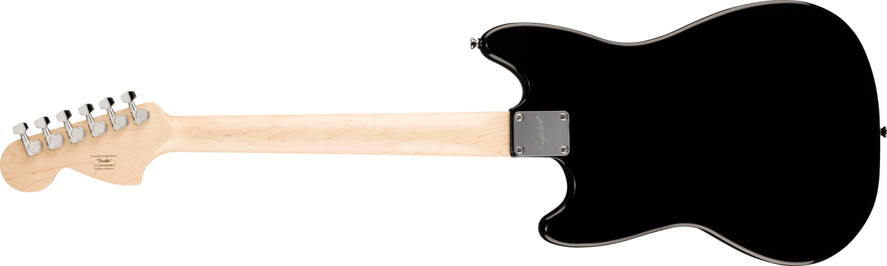 Squier Squier Sonic Mustang HH - Laurel Fingerboard - Black Pickguard - Black | Musician Madness