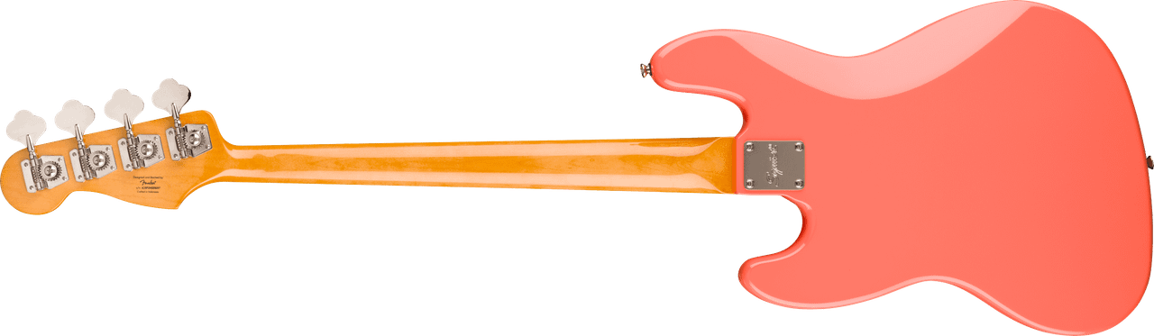 Squier Classic Vibe '60s Jazz Bass - Laurel Fingerboard - Tortoishell Pickguard - Tahitian Coral | Musician Madness