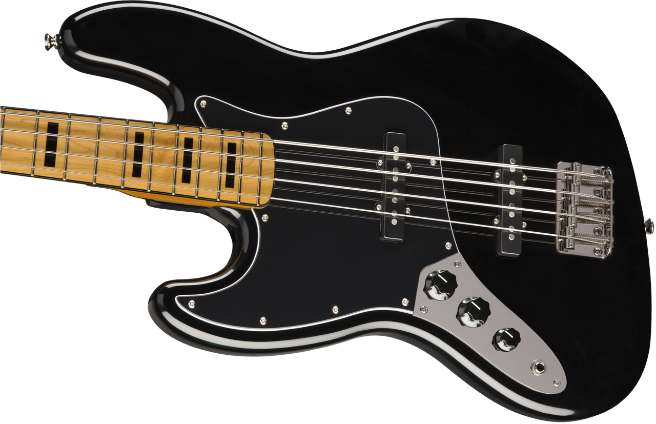 Squier Classic Vibe '70s Jazz Bass Left-Handed - Maple Fingerboard - Black | Musician Madness
