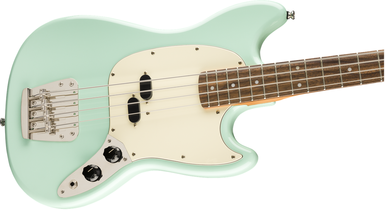 Squier Classic Vibe '60s Mustang Bass - Laurel Fingerboard - Surf Green | Musician Madness