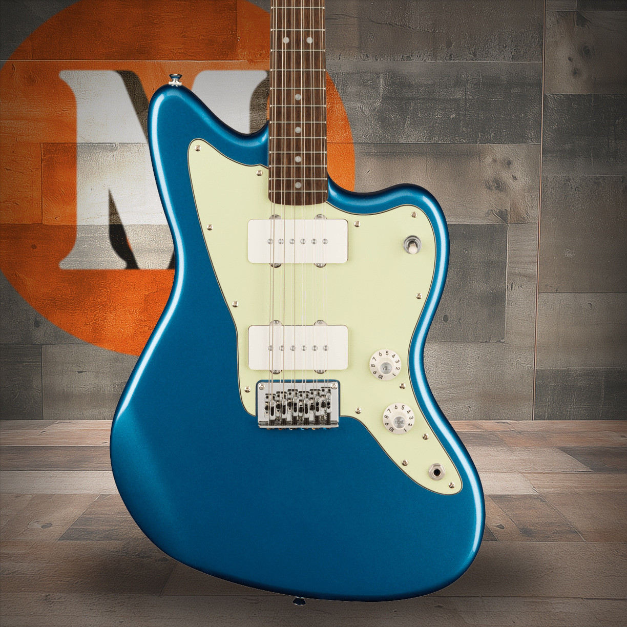 Squier Paranormal Jazzmaster XII - Laurel Fingerboard - Mint Pickguard - Lake Placid Blue | Musician Madness