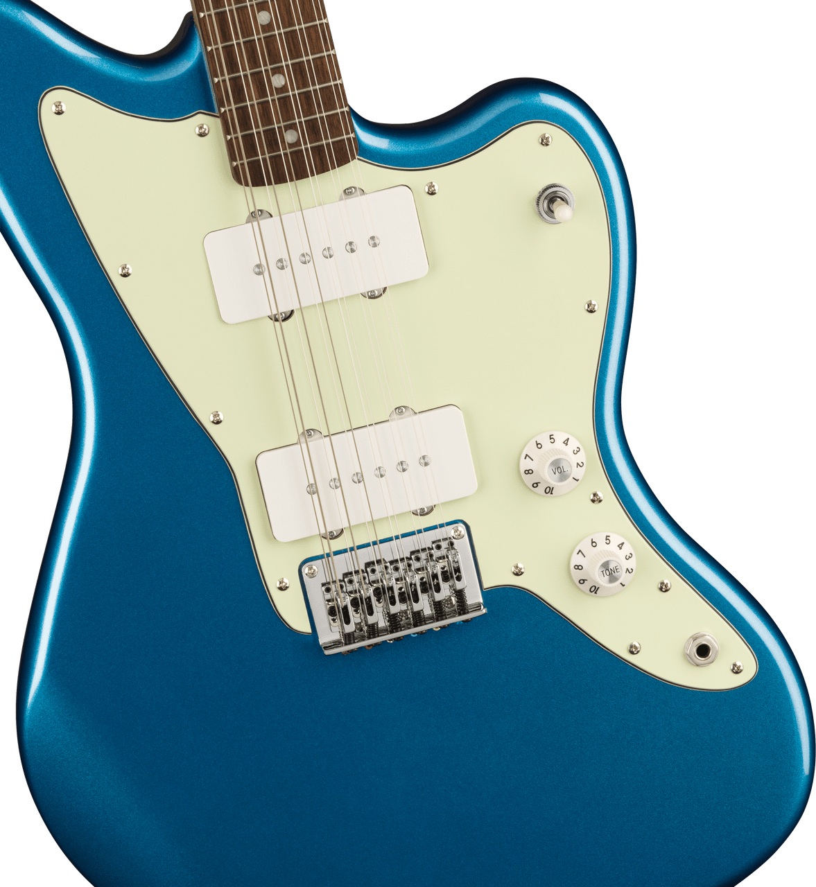 Squier Paranormal Jazzmaster XII - Laurel Fingerboard - Mint Pickguard - Lake Placid Blue | Musician Madness