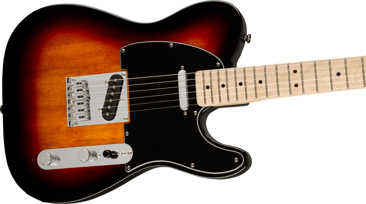Squier Affinity Series Telecaster - Maple Fingerboard - Black Pickguard - 3-Color Sunburst | Musician Madness