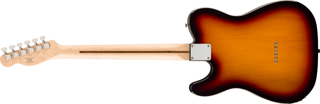 Squier Affinity Series Telecaster Thinline - Maple Fingerboard - White Pickguard - 3-Color Sunburst | Musician Madness
