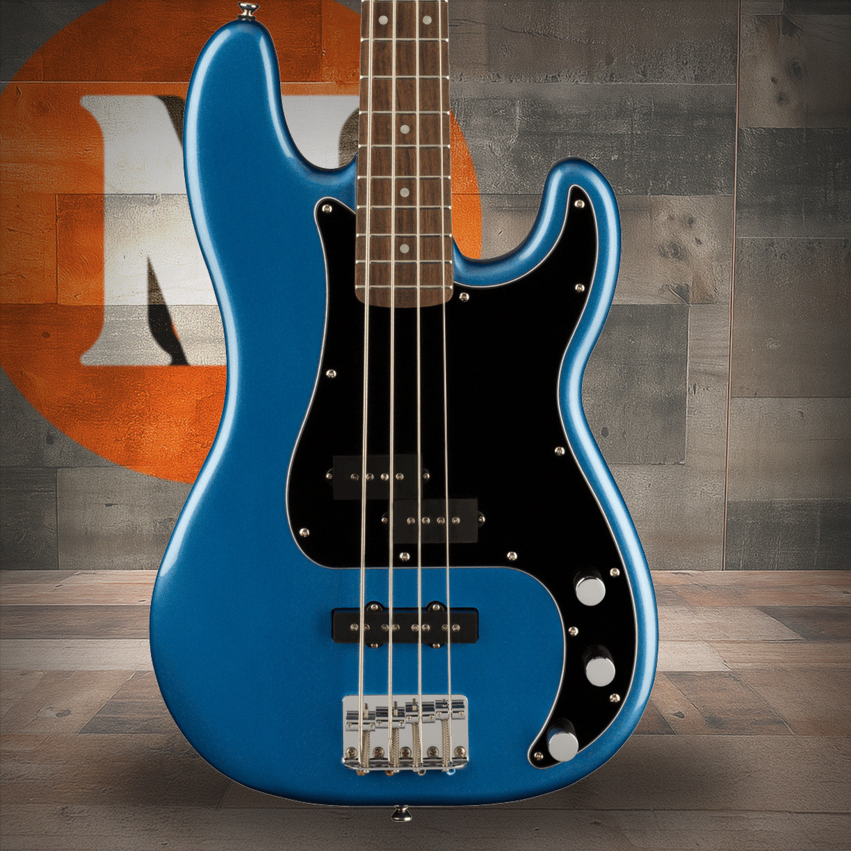 Squier Affinity Series Precision Bass PJ - Laurel Fingerboard - Black Pickguard - Lake Placid Blue | Musician Madness