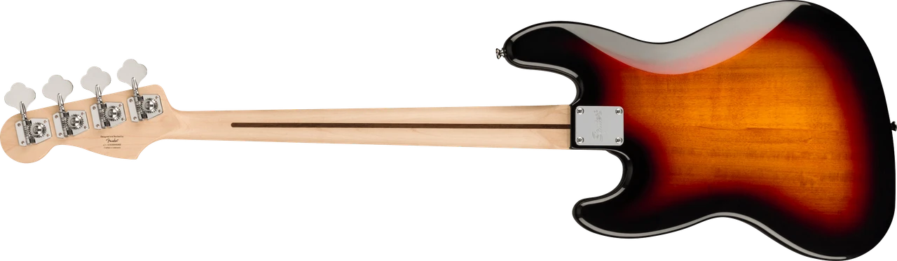 Squier Affinity Series Jazz Bass - Maple Fingerboard - White Pickguard - 3-Color Sunburst | Musician Madness