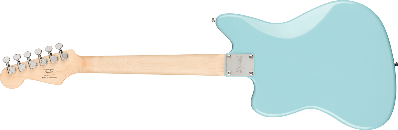 Squier Mini Jazzmaster HH - Maple Fingerboard - White Pickguard - Daphne Blue | Musician Madness