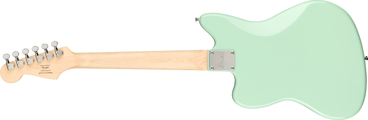 Squier Mini Jazzmaster HH - Maple Fingerboard - White Pickguard - Surf Green | Musician Madness