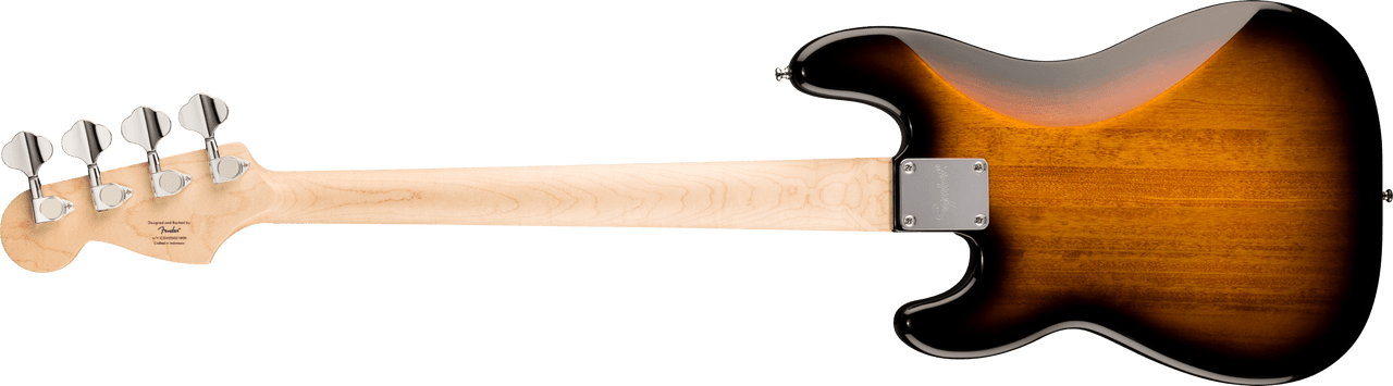 Squier Mini Precision Bass - Laurel Fingerboard - White Pickguard - 2-Color Sunburst | Musician Madness