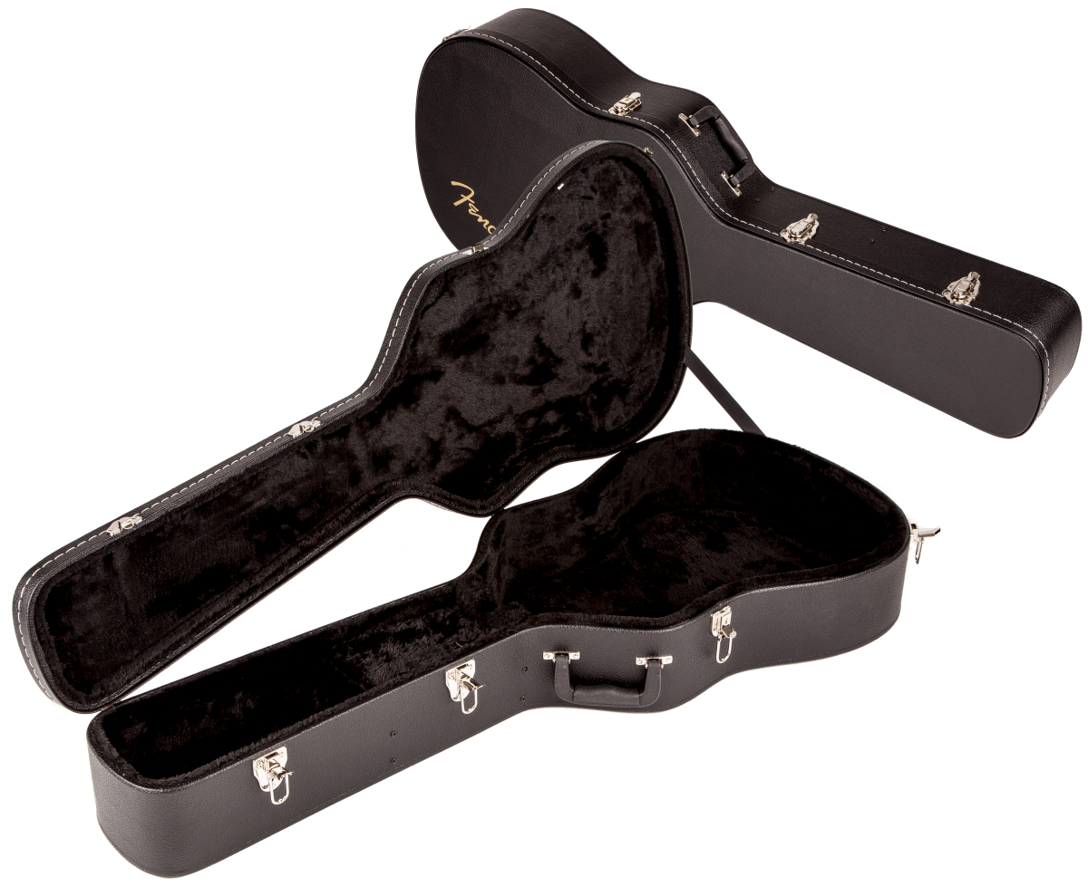 Fender Flat-Top Dreadnought Acoustic Guitar Case - Black | Musician Madness