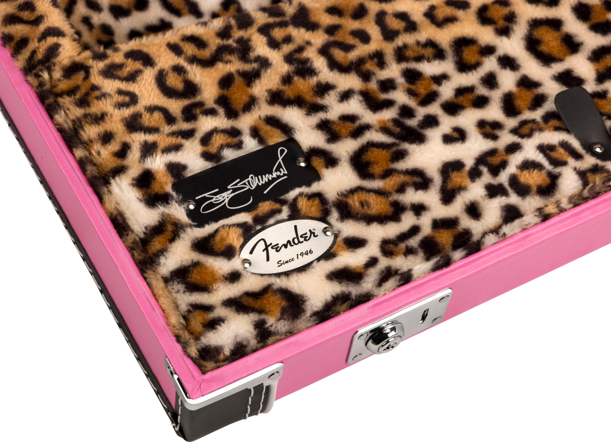 Fender Joe Strummer Strat/Tele Case - Pink Leopard | Musician Madness