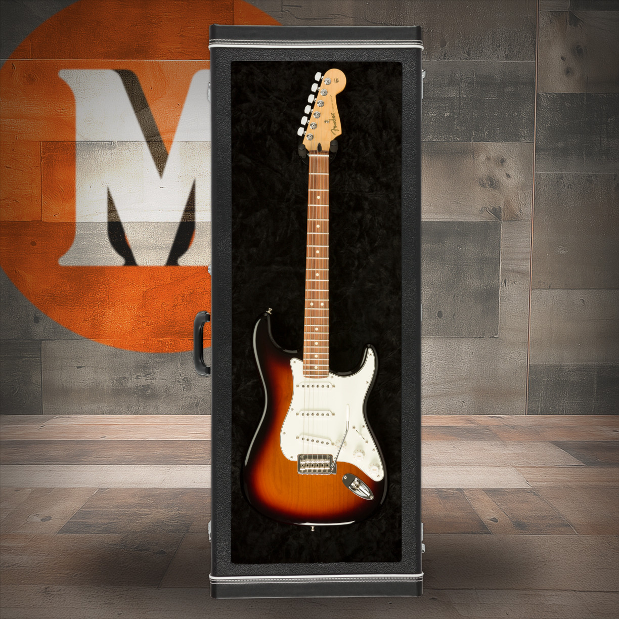 Fender Guitar Display Case - Black