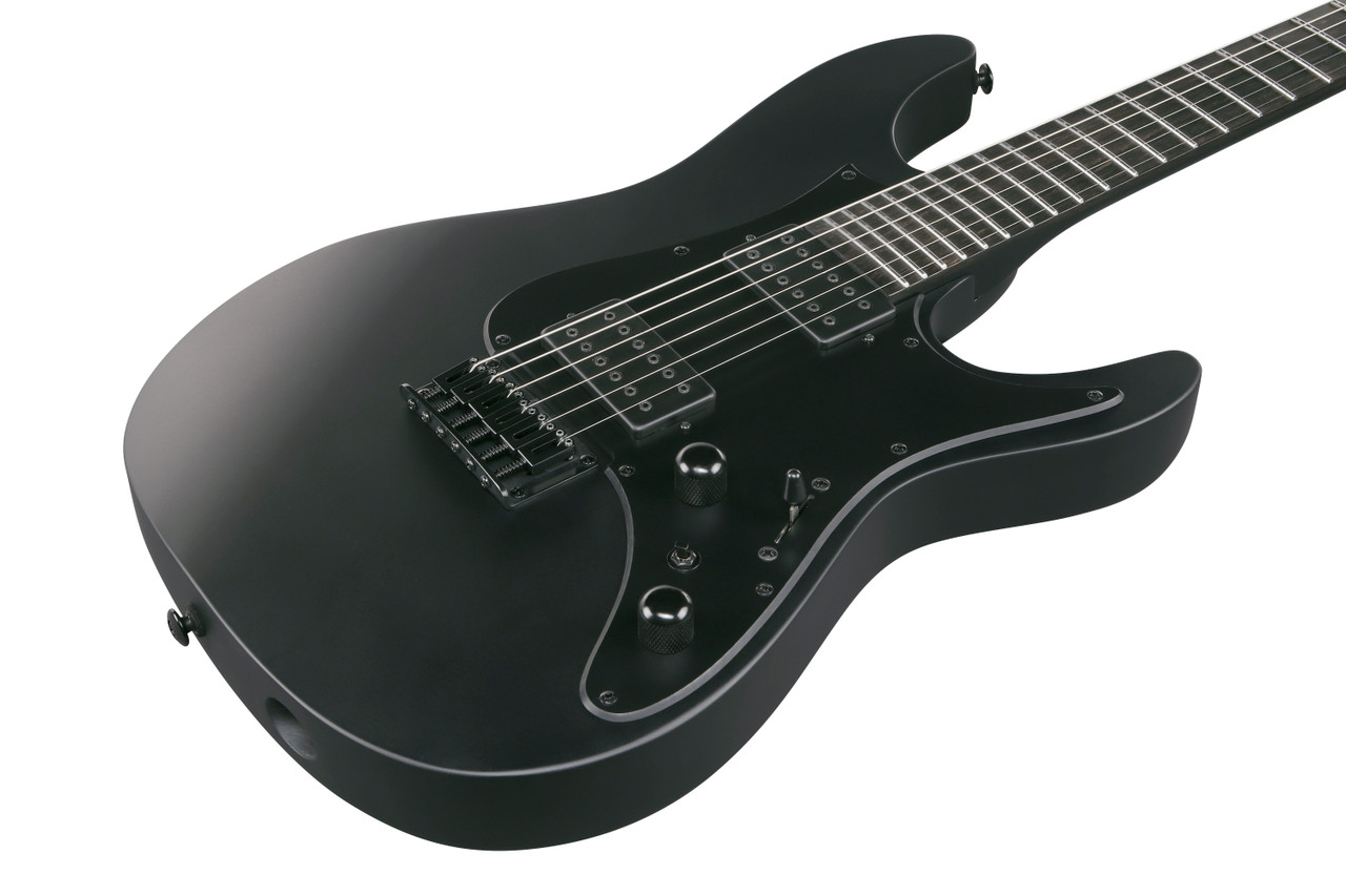 Ibanez AZ Iron Label 6 String Electric Guitar - Black Flat (AZ41B1BKF) | Musician Madness