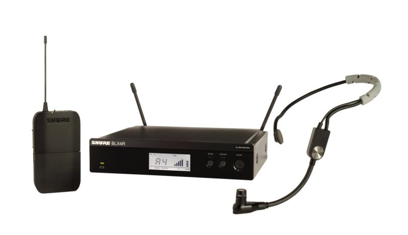 Shure BLX14R/SM35-J11 Wireless Rack-Mount Headset System with SM35 Headset Mic J11 Band | Musician Madness