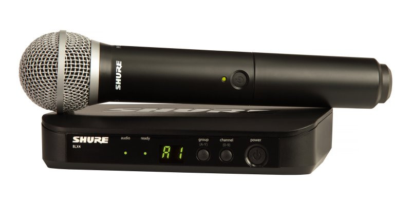 Shure BLX24/PG58-J11 Wireless Vocal System with PG58 J11 Band | Musician Madness