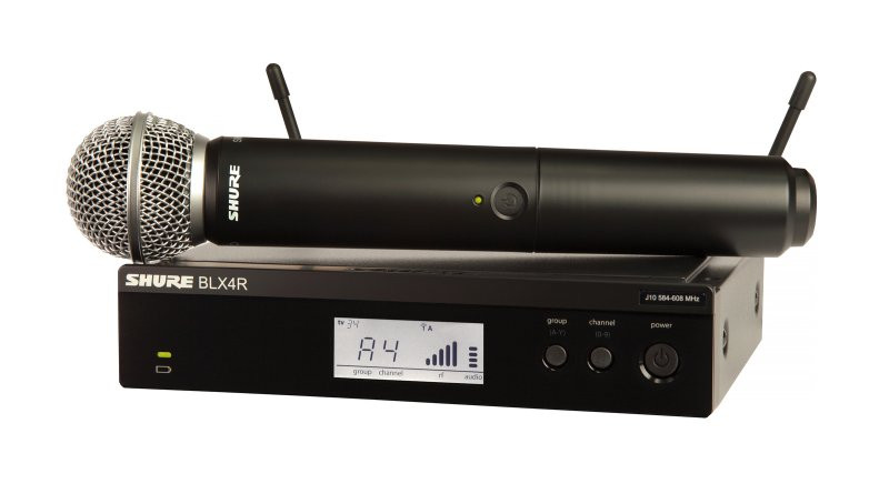 Shure BLX24R/SM58-H9 Wireless Rack-Mount Vocal System with SM58 H9 | Musician Madness