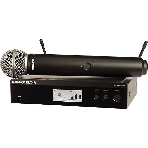 Shure BLX24R/SM58-J11 Wireless Rack-Mount Vocal System with SM58 J11 Band | Musician Madness