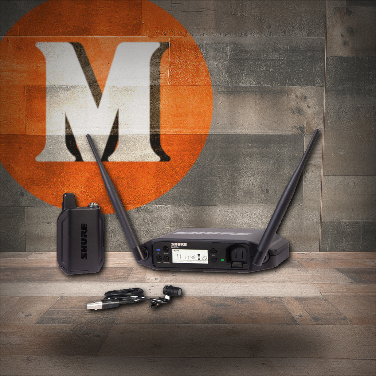 Shure GLXD14PLUS/85-Z3 Lavalier Wireless System with WL185 | Musician Madness