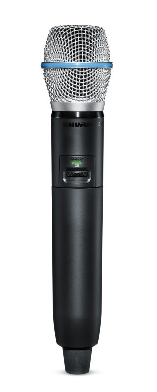Shure GLXD2PLUS/B87A-Z3 BET87A Microphone with Handheld Transmitter | Musician Madness