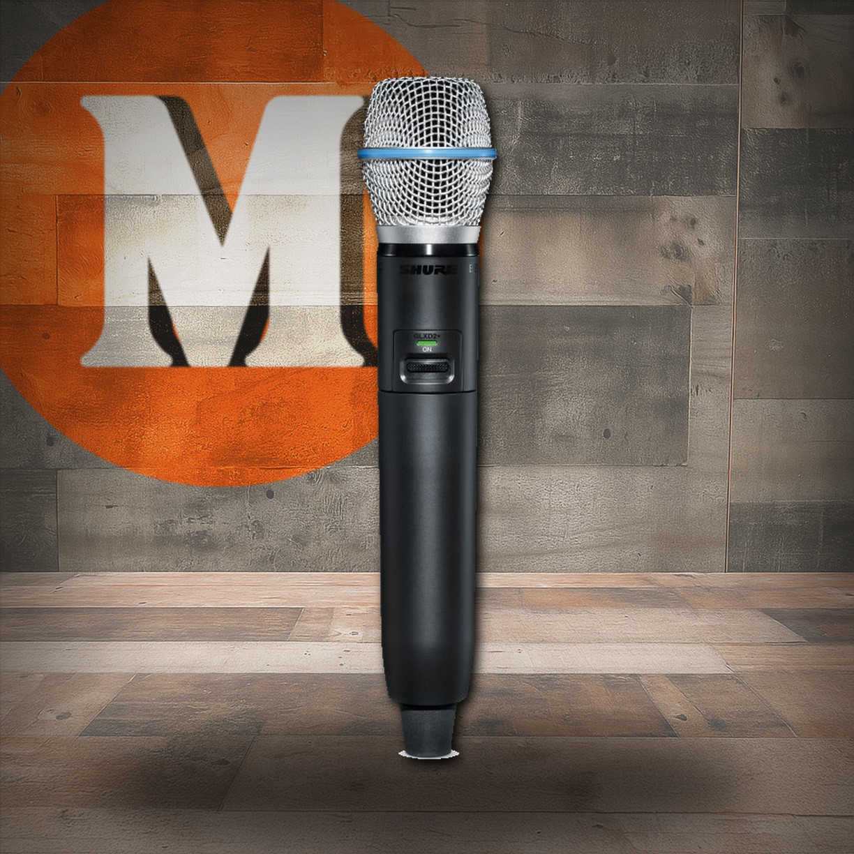 Shure GLXD2PLUS/B87A-Z3 BET87A Microphone with Handheld Transmitter | Musician Madness