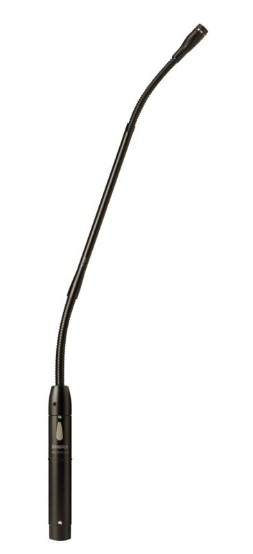 Shure MX412S/C 12" Microflex Gooseneck Mic Preamp LED Mute Button XLR Bottom Exit Cardioid Capsule | Musician Madness