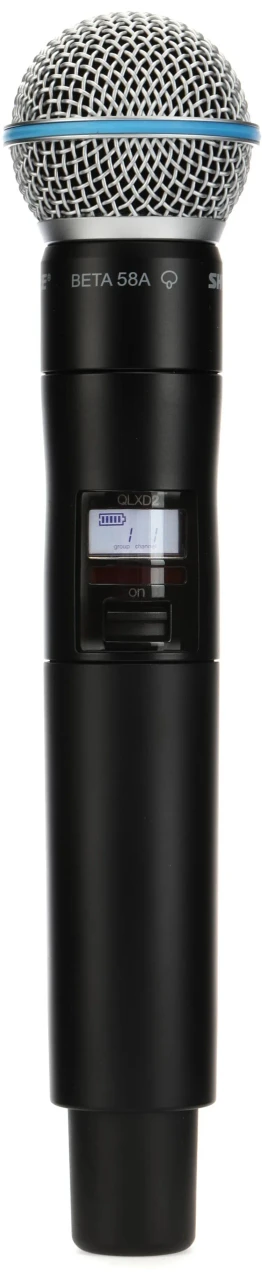 Shure QLXD24/B58-J50A System with QLXD2/BETA58A Handheld Transmitter J50 Band | Musician Madness