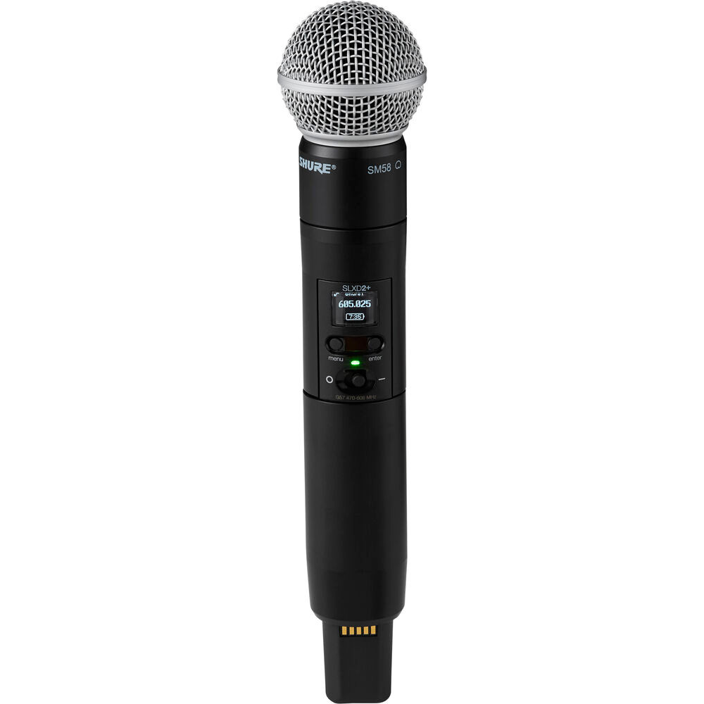 Shure SLXD24D+/58-G57 SLXD Plus Dual HH Dig System with two SM58 Tx Freq G57 | Musician Madness