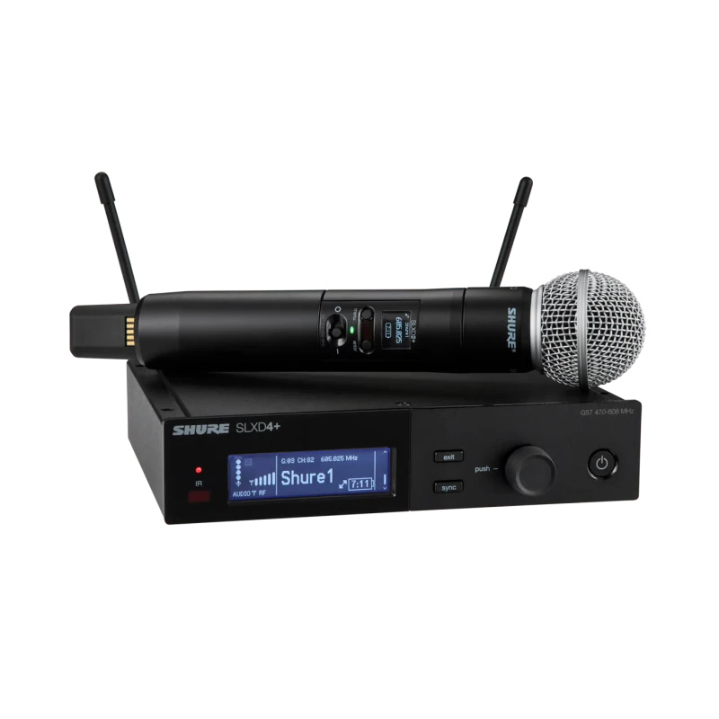 Shure SLXD24 58-G57 SLXD Plus Handheld Dig System with SM58 Tx Freq G57