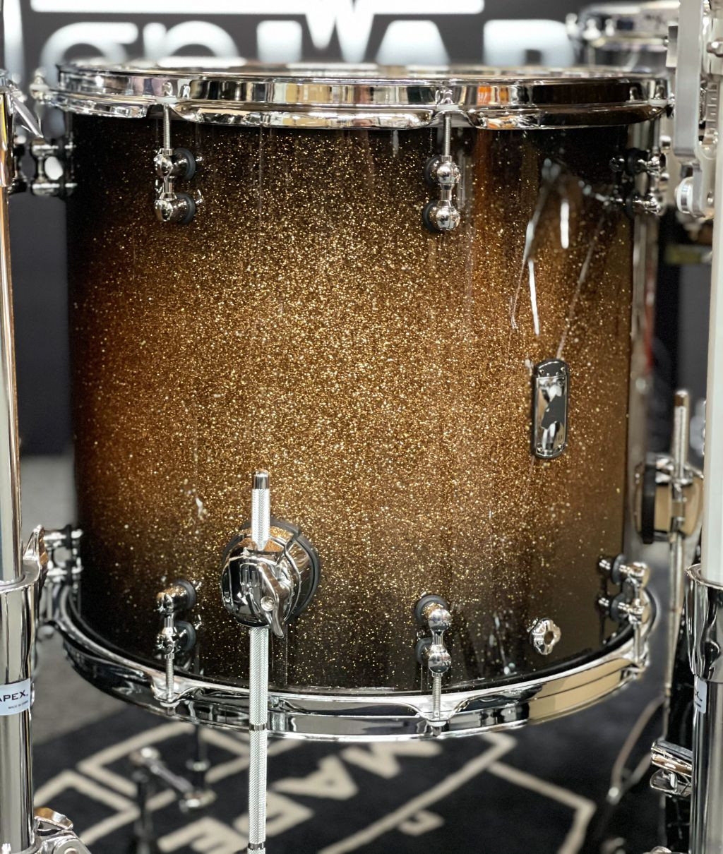 Mapex Black Panther Design Lab Shell Pack Gold Sparkle Burst 7-Piece  | Musician Madness