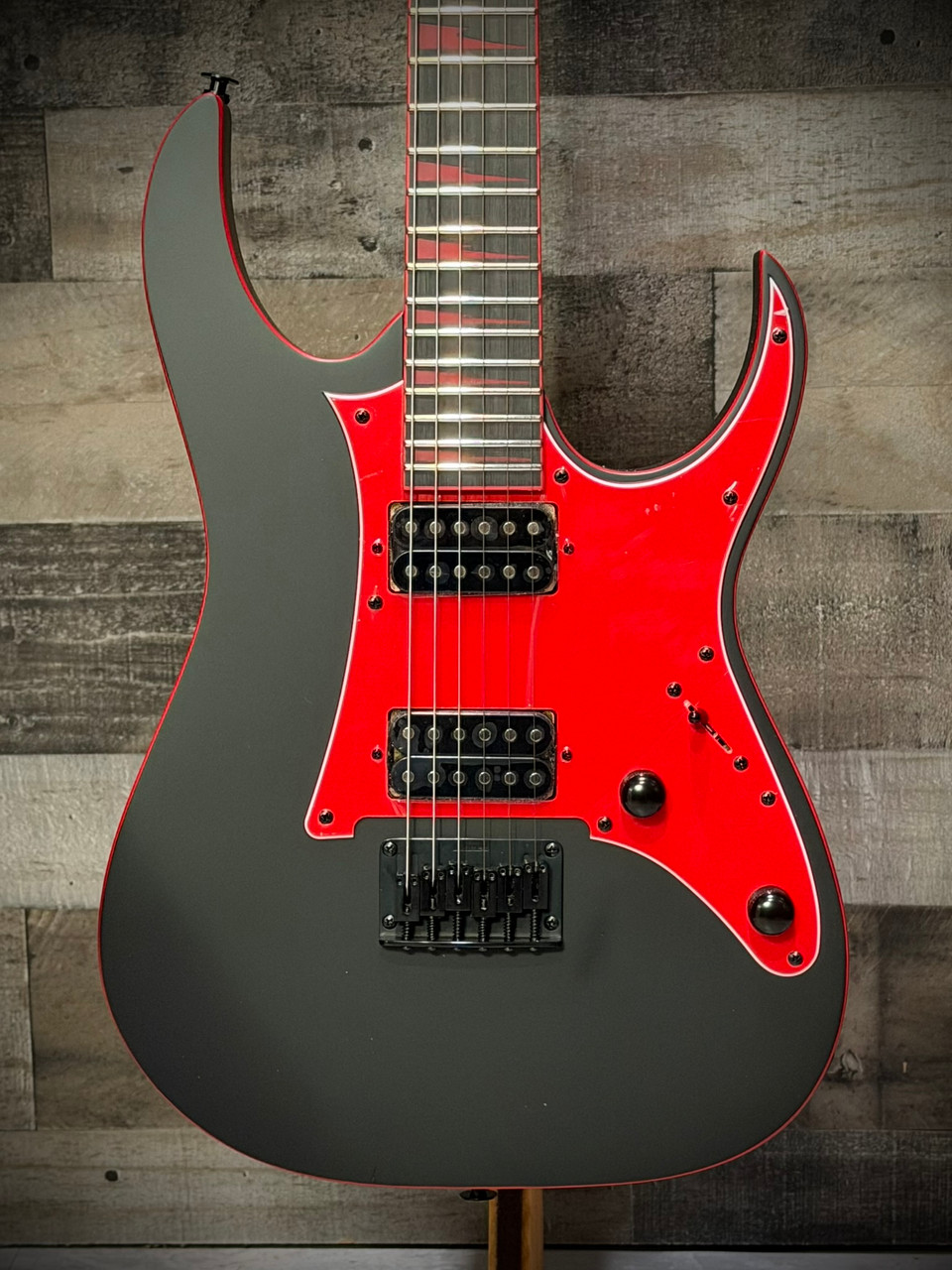 Ibanez GIO RG 6 String Electric Guitar - Black Flat (GRG131DXBKF) | Musician Madness