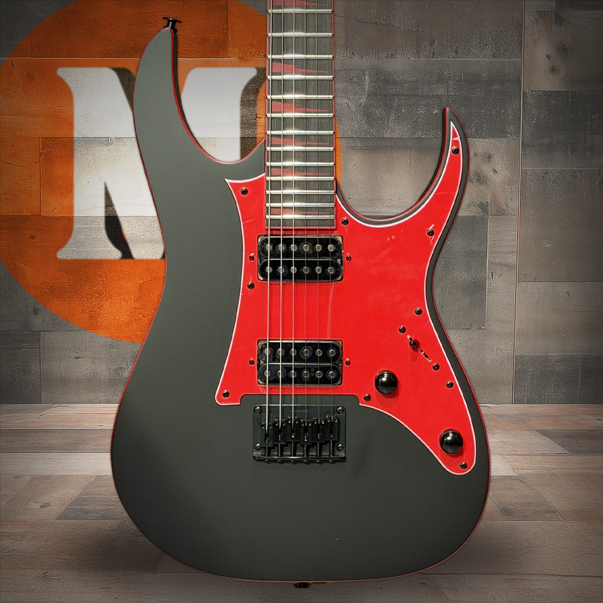 Ibanez GIO RG 6 String Electric Guitar - Black Flat (GRG131DXBKF) | Musician Madness