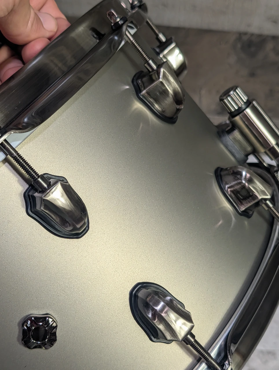 Mapex Artist Collection Psychoctopus 14 X 8 Snare Drum - Gun Metal Gray (ACMP4800LPG) | Musician Madness
