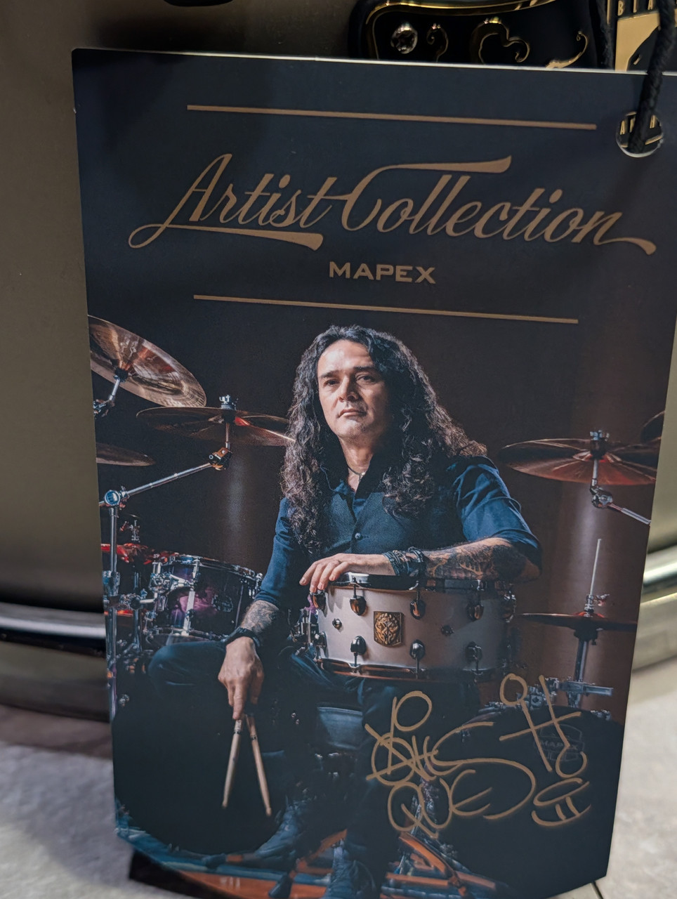 Mapex Artist Collection Psychoctopus 14 X 8 Snare Drum - Gun Metal Gray (ACMP4800LPG) | Musician Madness