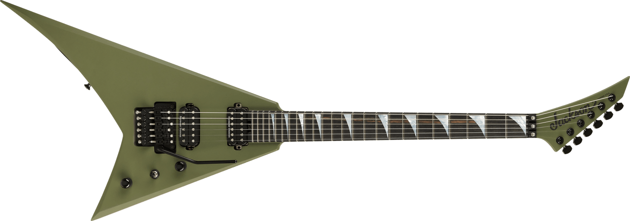 Jackson American Series Rhoads RR24 - Ebony Fingerboard - Matte Army Drab | Musician Madness