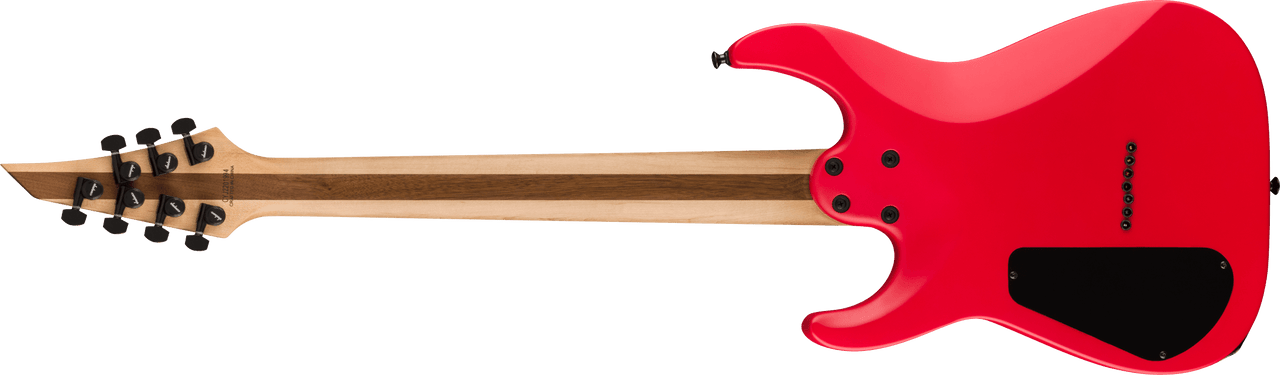 Jackson Pro Plus Series DK Modern MDK7 HT - Ebony Fingerboard - Satin Red with Black bevels | Musician Madness