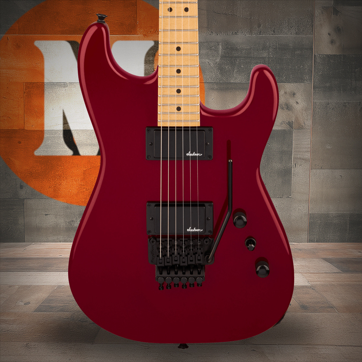 Jackson Pro Origins 1985 San Dimas SD1 HH FR - Maple Fingerboard - Candy Apple Red | Musician Madness