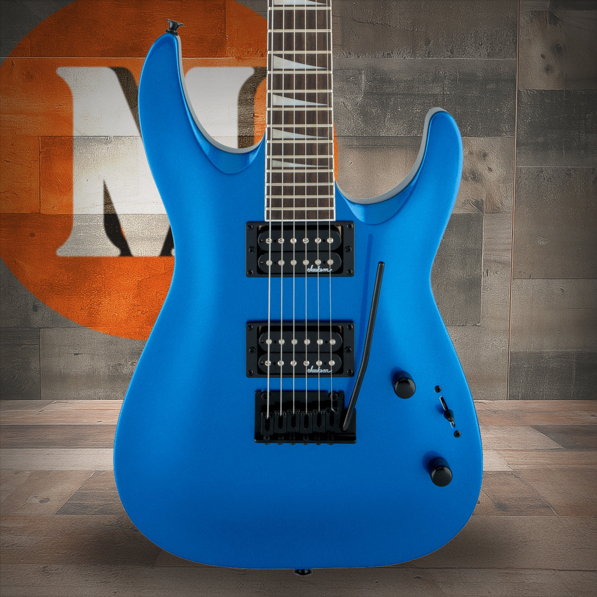 Jackson JS Series Dinky Arch Top JS22 DKA - Amaranth Fingerboard - Metallic Blue | Musician Madness