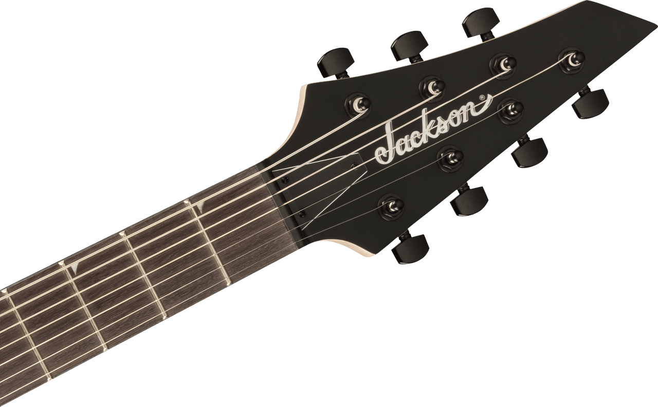 Jackson JS Series Rhoads JS22 -7 RR HT - Amaranth Fingerboard - Satin Black | Musician Madness