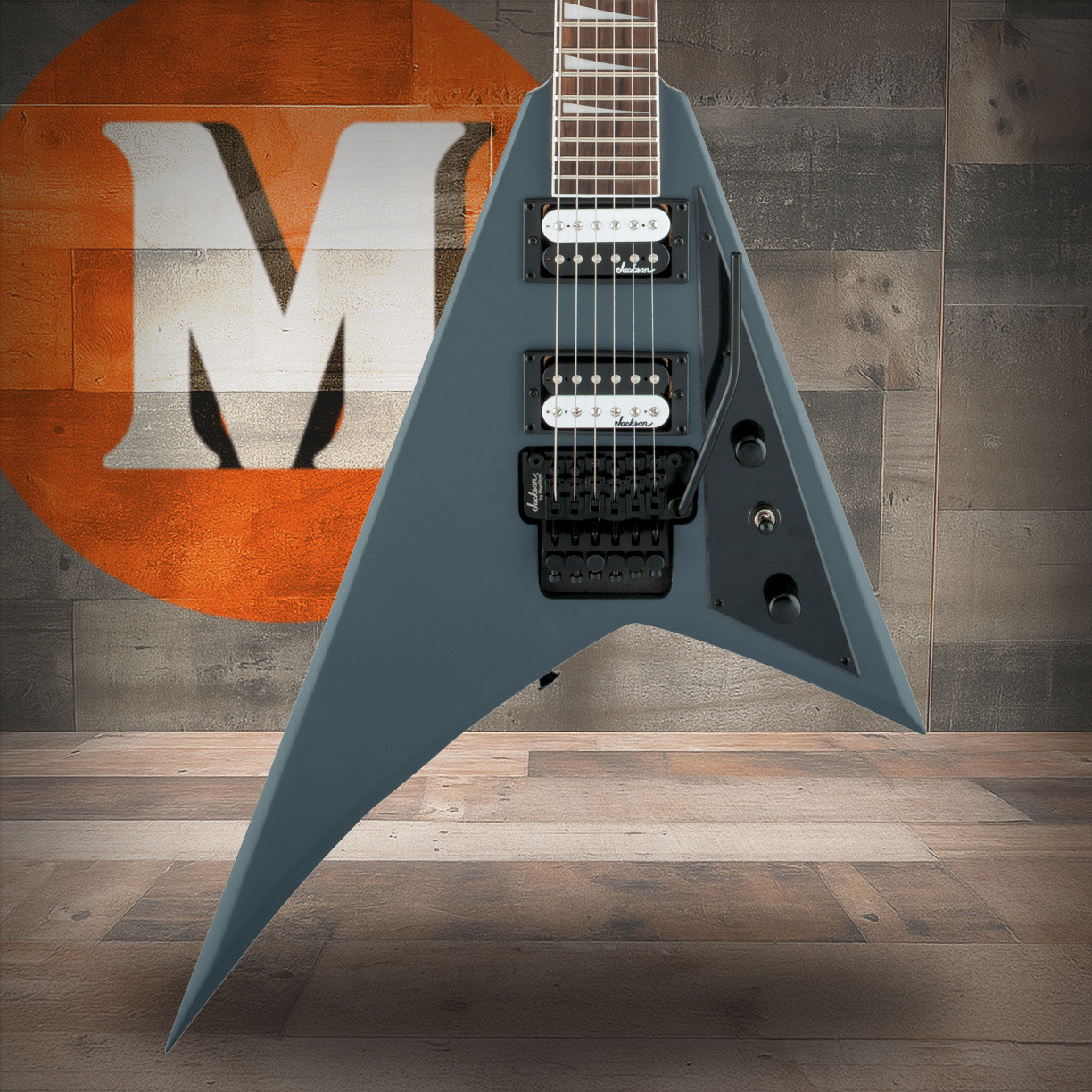 Jackson JS Series Rhoads JS32 - Amaranth Fingerboard - Satin Gray | Musician Madness