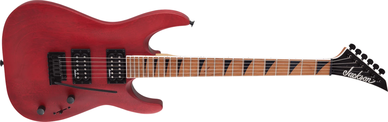 Jackson JS Series Dinky Arch Top JS24 DKAM - Caramelized Maple Fingerboard - Red Stain | Musician Madness