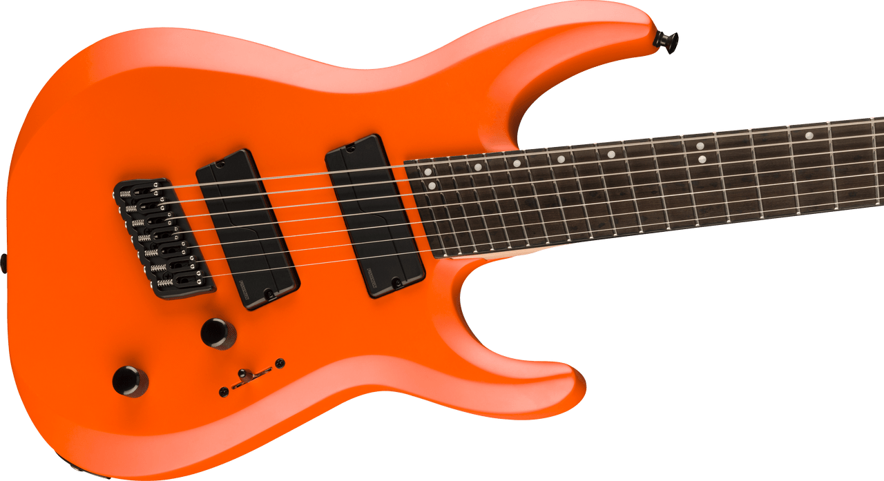 Jackson Pro Plus Series DK Modern HT7 MS - Ebony Fingerboard - Satin Orange Crush | Musician Madness