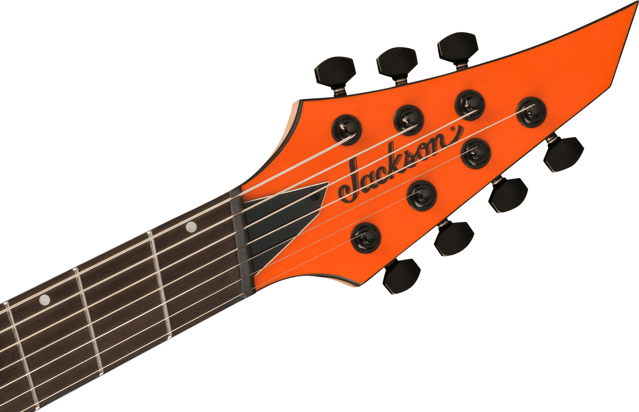 Jackson Pro Plus Series DK Modern HT7 MS - Ebony Fingerboard - Satin Orange Crush | Musician Madness